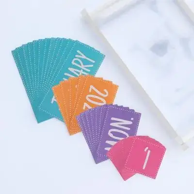 

Flip Calendar Bulletin Board Set 2024-2028 Classroom Decoration Date Cards Adjustable Holder for of The Week