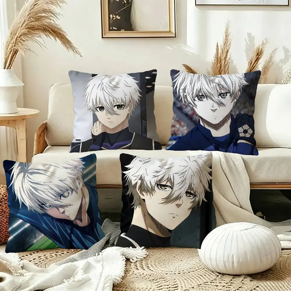 Anime Seishiro Nagi Pillow Gift Home Office Decoration Pillow Bedroom Sofa Car Cushion CoverPillow Case