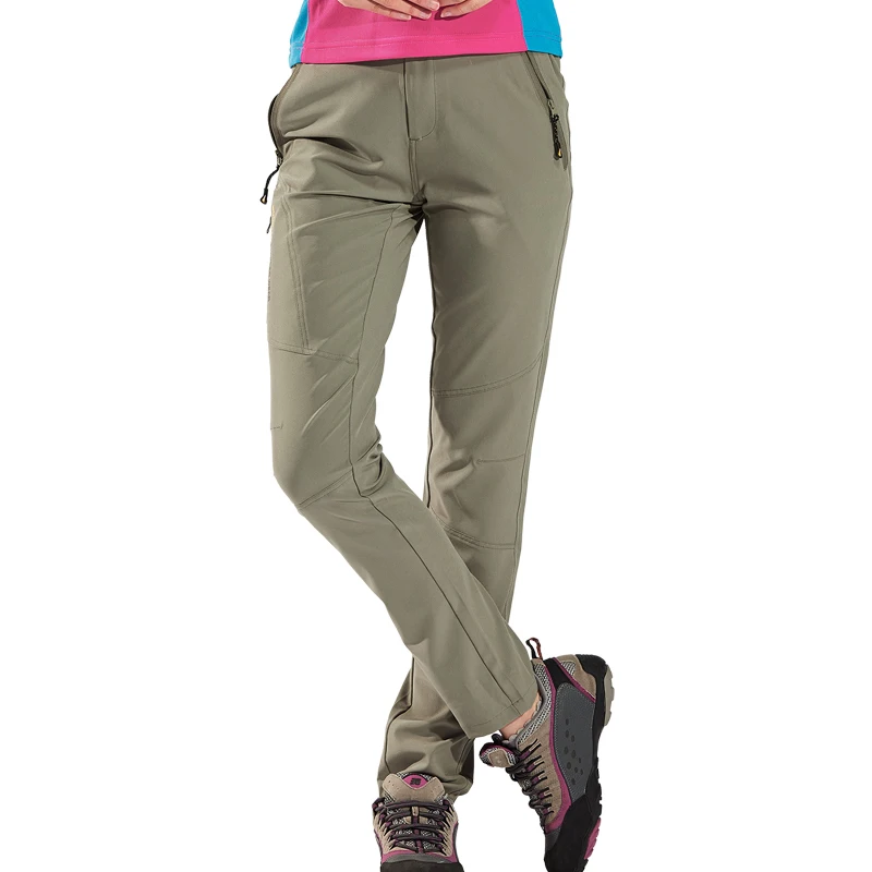 Wasserdichte Wanderhose für Damen, Sommer, schnell trocknend, für Trekking, Camping, Laufen, Regenhose, Outdoor-Sport, Stretch-Berghose