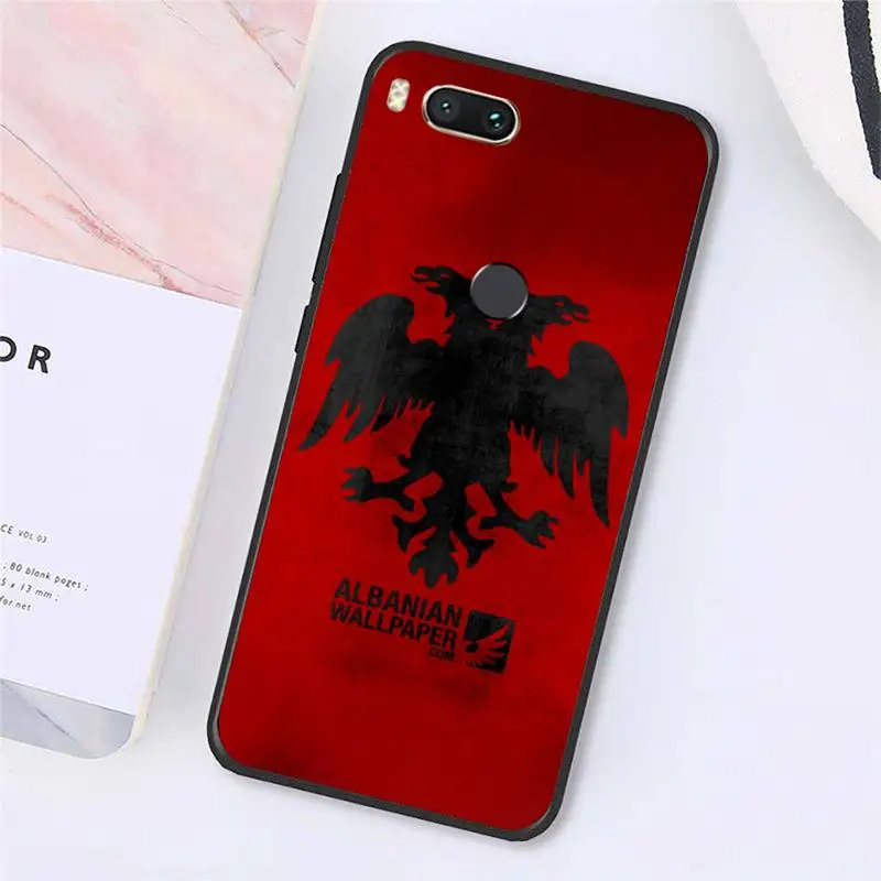 Albania flag pattern Phone Case For Xiaomi redmi note 12 11 10 7 8 9 4G 5G T S i ultra poco X3 pro