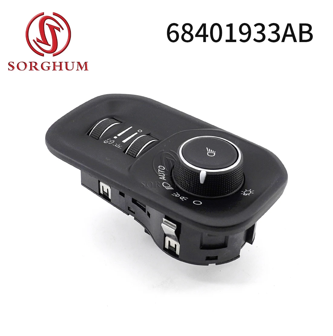 SORGHUM 68401933AB For Dodge Ram 1500 2500 3500 2019 2020 2021 New Headlight Switch Head Lamp Control Switch Adjuster 68401933AA