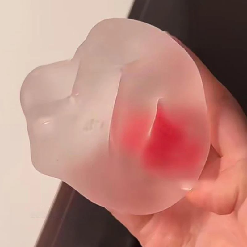 Jouets à presser Mochi aux fraises, 1 pièce, soulage le Stress et le évent, jouet anti-Stress à rebond lent pour amis