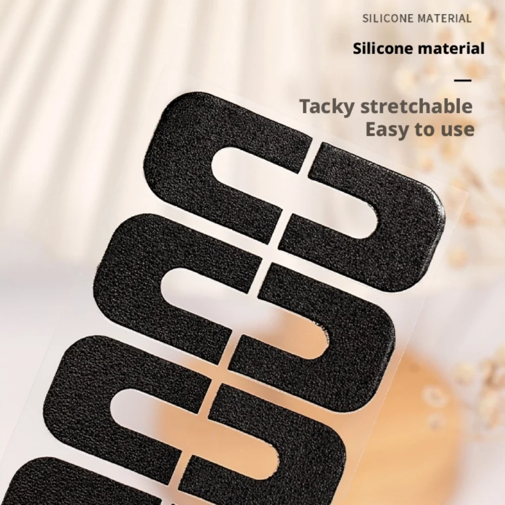 10 قطعة على شكل حرف U مكافحة تجاوز مسمار حامي ملصقات تقشر هلام سيليكون اللوحة مانيكير حماية مسمار أدوات الرسم #2