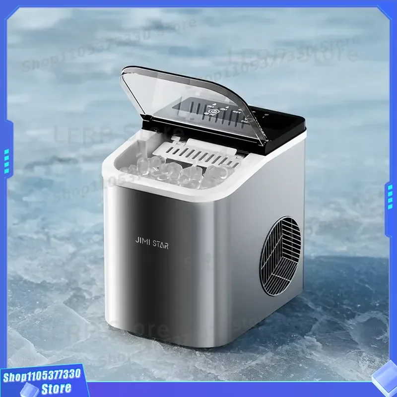 Ice Maker 110V/220V Universal Voltage 0.6 KG Ice Storage Capacity Energy Saving High Productivity for Home Use
