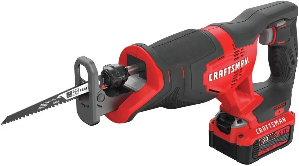 

V20 Cordless Reciprocating Saw Kit 3000 RPM Battery and Charger Included High performance Compact size comfort