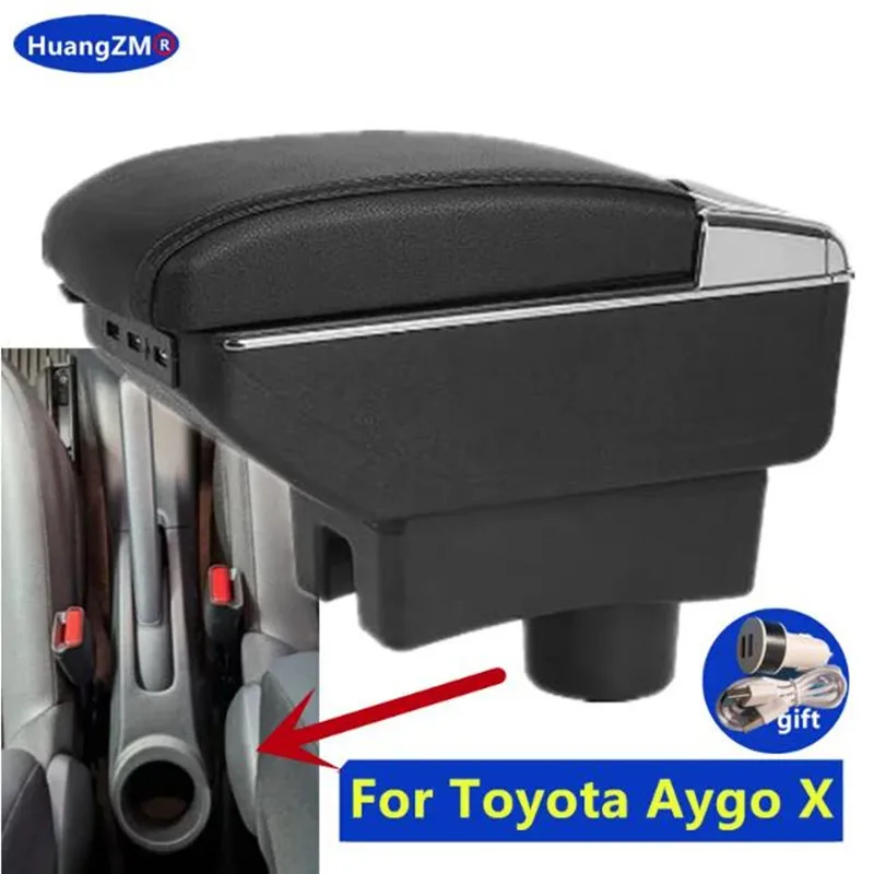 

Для Toyota Aygo X подлокотник для Toyota Aygo автомобильный подлокотник ящик для хранения подстаканник специальный модернизированный интерьер автомобильные аксессуары