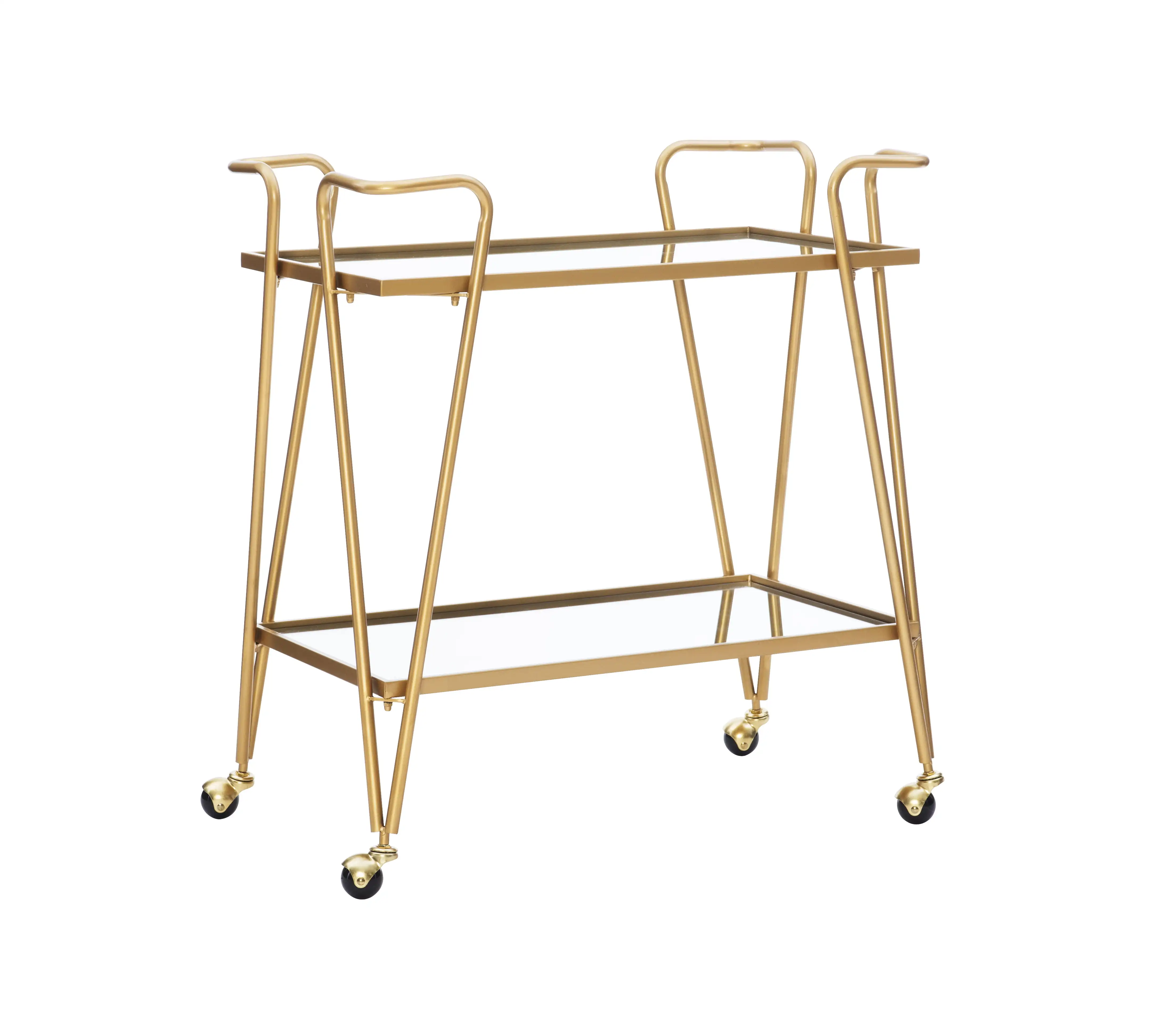 Carrito Rectangular para Bar, carrito para muebles de Hotel, 30W X 17,38d X 31,75 H