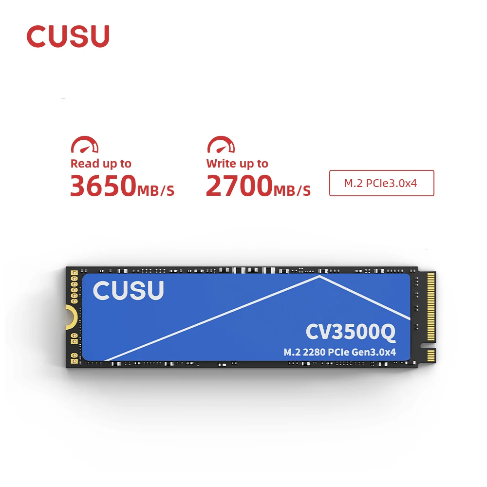 CUSU M.2 SSD 256 GB 512 GB 1 TB 2 TB PCIe3x4 Katı Hal Sürücüsü SSD NVME M2 2280 Dahili Sabit Disk HDD Dizüstü Masaüstü için