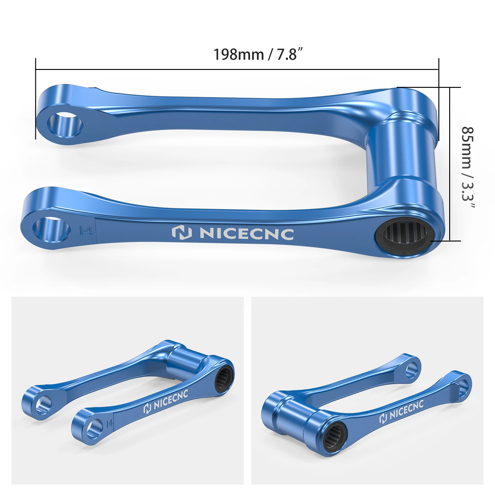 Husqvarna 2024 TE300 TE FE 125 250 300 350 400 450 501 1.5 인치 하강 링크 키트, 하강 링크 암 TX FX TC FC 2023-2024