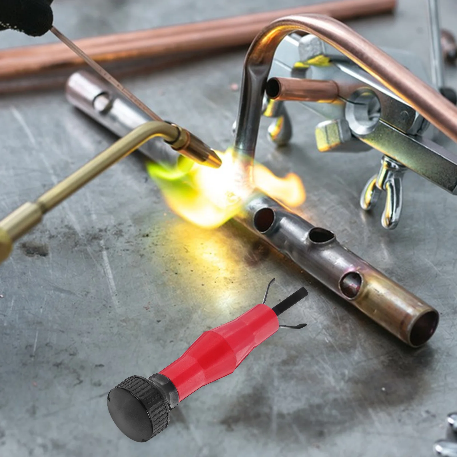 

Gas Shielded Welding Nozzle Clamp Mig Claw Reamer Portable Welding Tool for Shroud Cleaning and Torch Maintenance Accessory