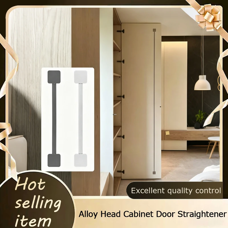 Heavy Duty Versatile Surface Mounted Cabinet Door Straightener Plastic Press Strip Anti Warping Corrector For Wardrobe Closet