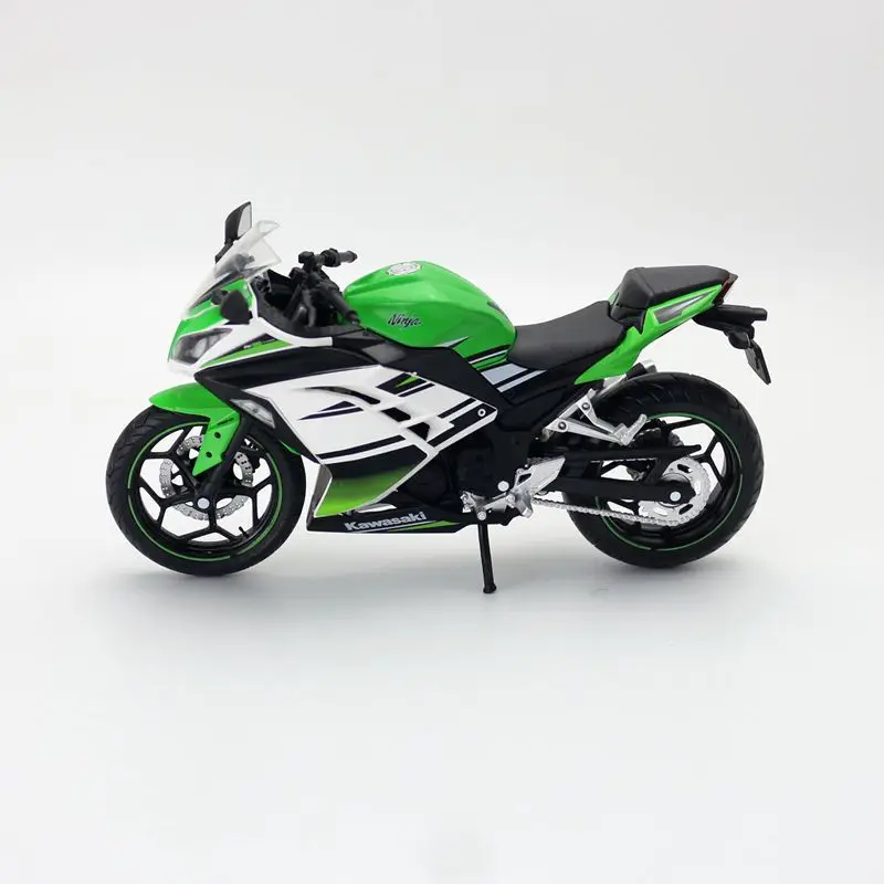 1/12 Kawasaki Ninja 250 Motorcycle Model Toy Vehicle Collection Autobike Shork-Absorber Off Road Autocycle Toys Car