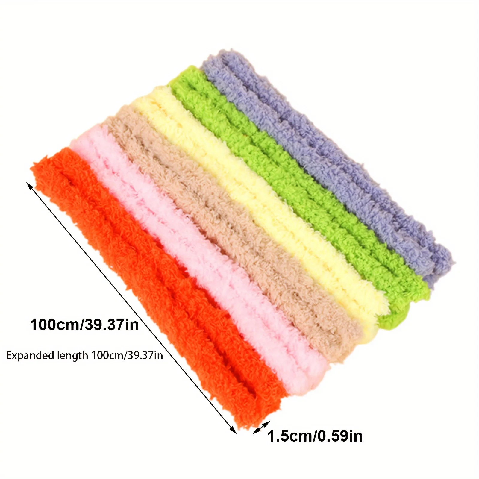 DIYコーラルベルベットツイストキット、ぬいぐるみの子犬や小動物を編むための超高密度手工芸品素材、完全、7個