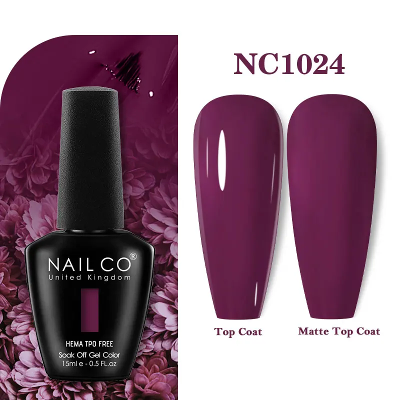 NAILCO 15ml Hema TPO-vrije Gel Nagellak Semi-permanente UV-lak Gel Nagelsalon Design TOP BASE Lak Hybride