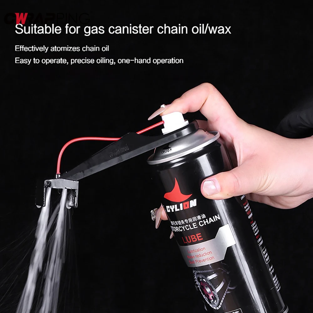 

Bicycle Chain Cleaner Motorcycle Maintenance Stand Spray Tool Oiler Gear Lube Accessories Applicator Mess-free Wax Bearing Bike