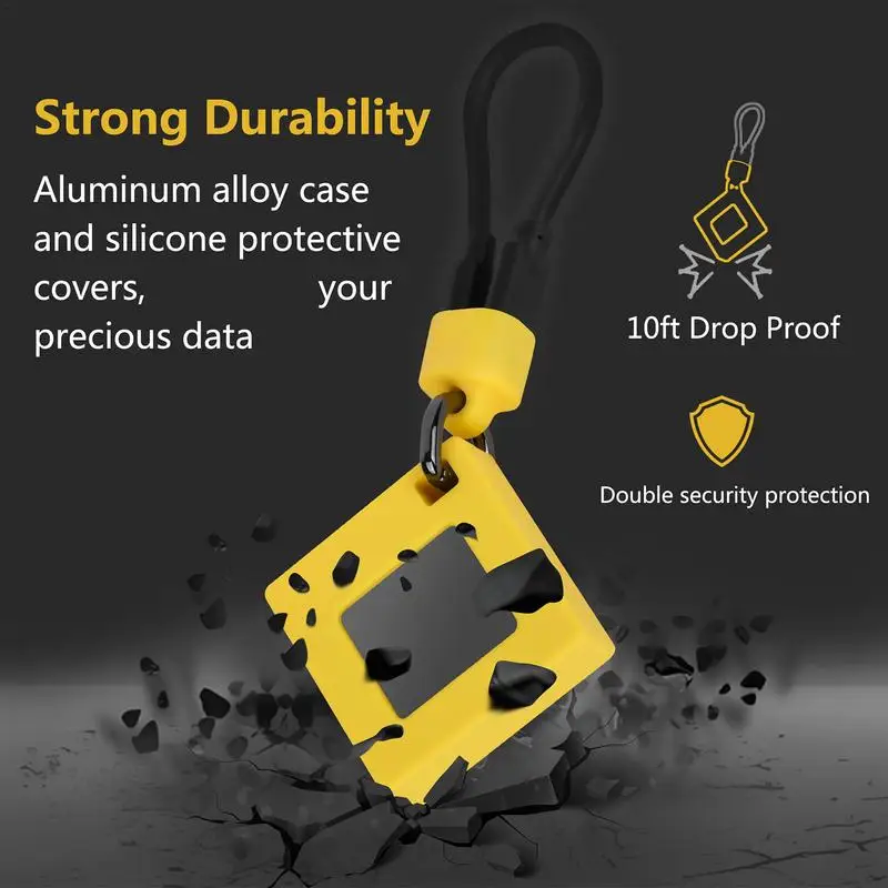 Hard Drive Case Enclosure Portable Enclosure Hard Drive Box External High-Strength Hard Drive Enclosure Fast Transfer Speed For