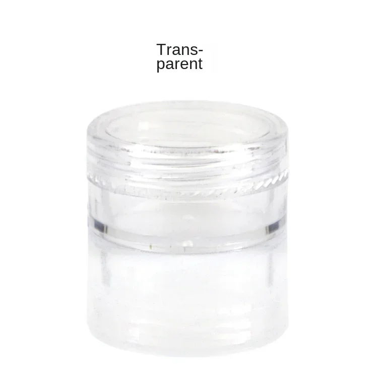 

100pcs 2g/5g/10g Empty Cosmetic Makeup Jar Pots Sample Bottles Eyeshadow Cream Lip Balm Plastic Sample Container Transparent