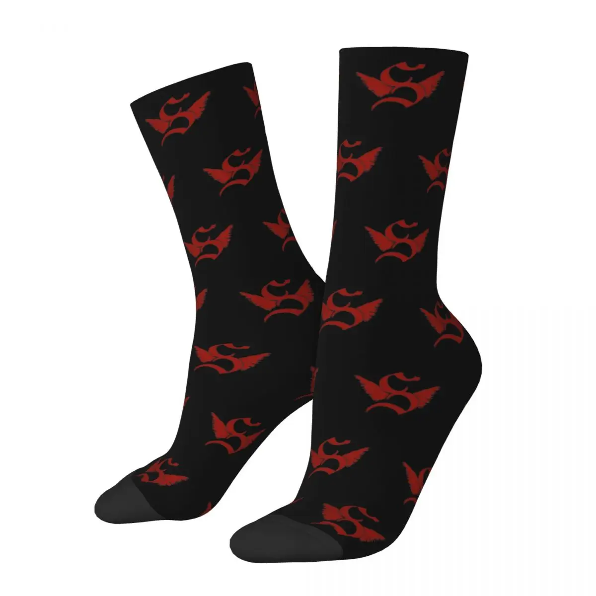 

Saltburn Wings Logo Socks Men's Women's Casual Movie Socks Novelty Spring Summer Autumn Winter Middle Tube Socks Gift