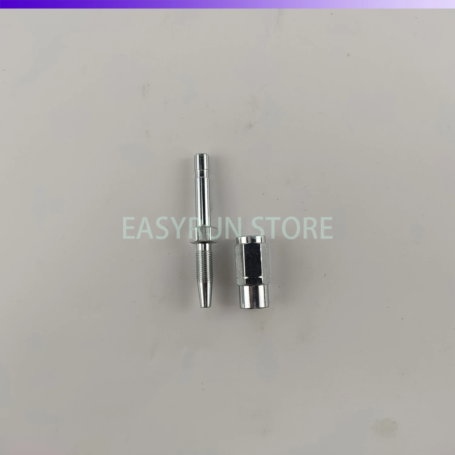 Black Resin Tube 8.6mm Joint Sany Butter Tube Bending Expansion Core M10 X 1 Inner Nut Sleeve KB-6 for Engineering Applications