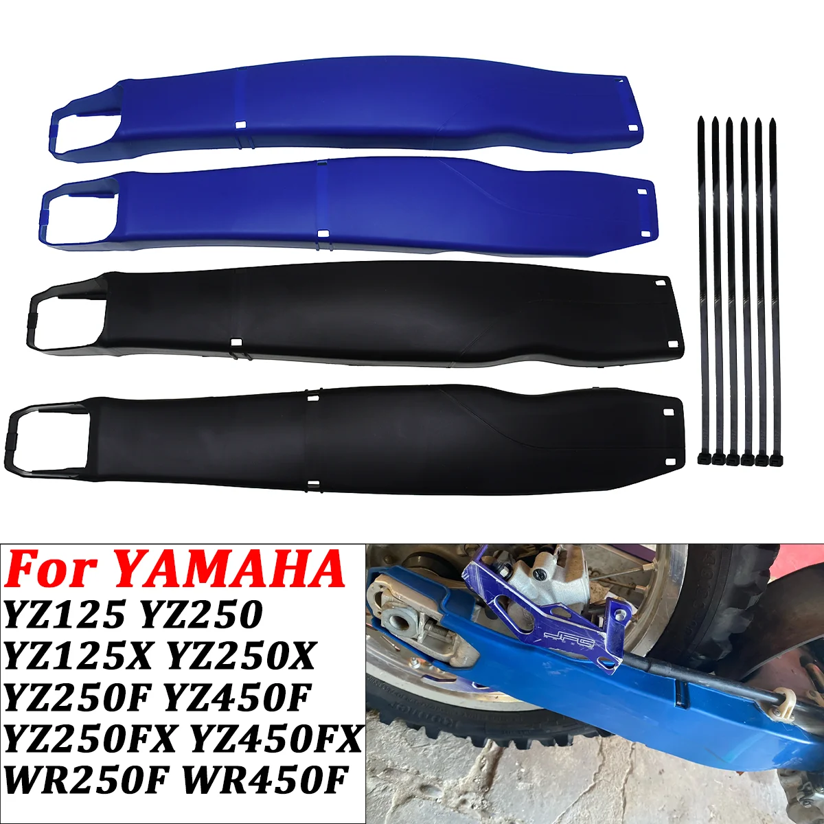 

For YAMAHA YZ125 250 125X 250X 250F 450F YZ250FX 450FX WR250F 450F Dirt Bike 2008-2024 Motorcycle Swingarm Swing Arm Protector