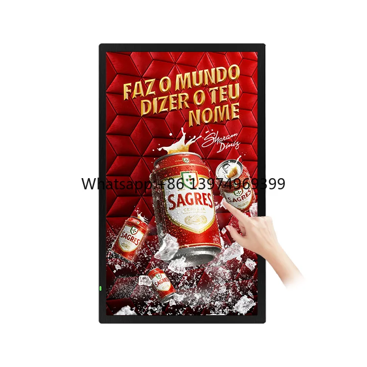 Digital Display 32 43 49 55 65 Inch Touch Screen  Pc Advertising Screen Lcd Android Digital Signage Display