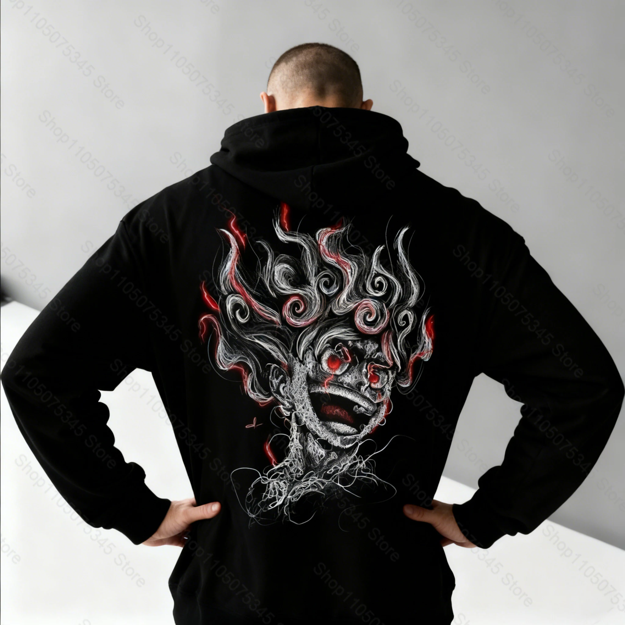 Een Stuk Japanse Anime Print Hoodie Mannen Vrouwen Een Stuk Grafische Hoodies Lange Mouw Sweatshirt Y2K Harajuku Kleding