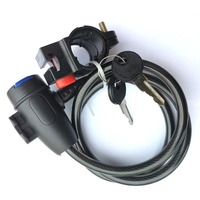 Heavy Duty Motorcycle Chain Lock 80cm Metal Anti Theft Bike Lock with 2 Keys for Maximum Security and Reinforcement of Bicycle