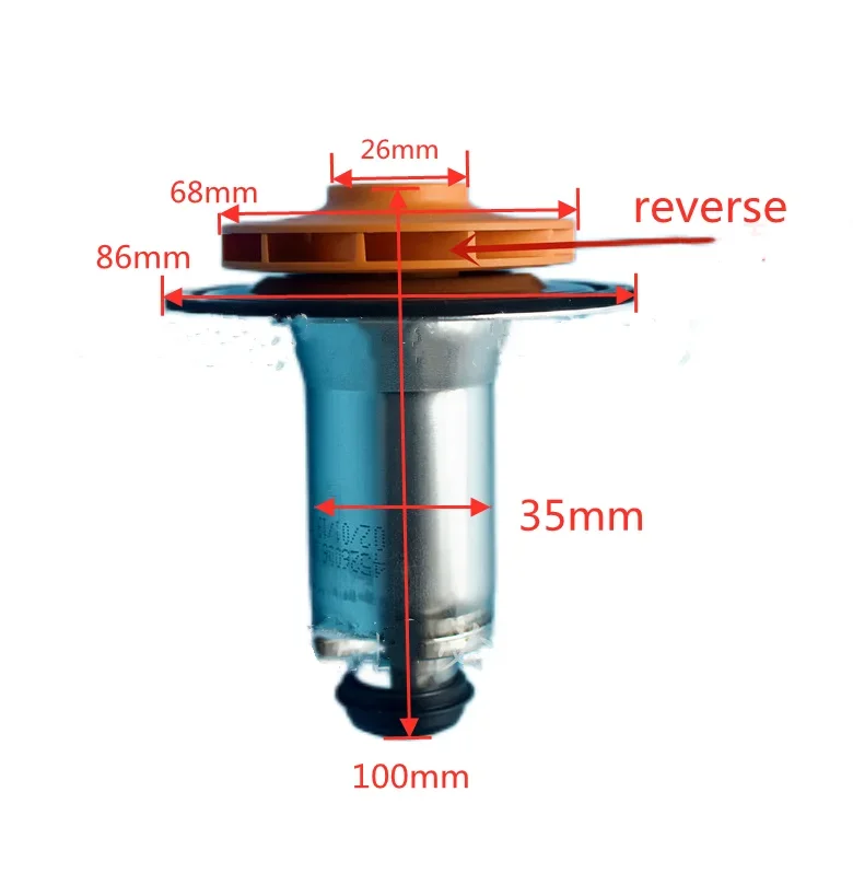 Gas Boiler Spare Part Water Circulation Pump Motor Rotor Water Leaves for TSL12/5-3C TSL 12/5-3C use in Bosch gas boiler