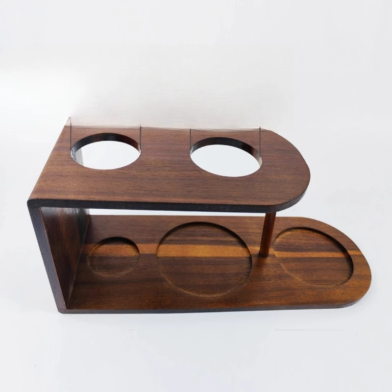 

Hand brewing coffee set, full set of solid wood coffee tools, supporting utensils, storage shelves, hand brewing pots, utensils