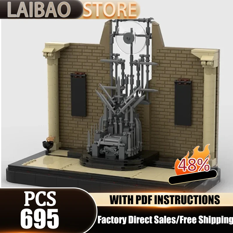 

Star Movie Series Moc Building Bricks Iron Throne Diorama Model Technology Modular Blocks Construstion DIY Assembly Toy Gifts