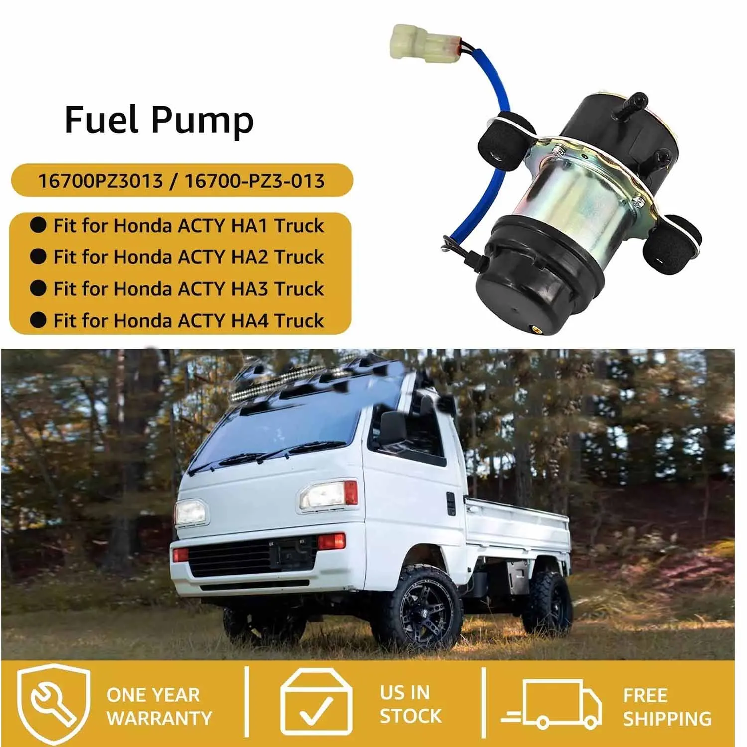 Fuel Pump For Honda ACTY HA1 HA2 HA3 HA4 Trucks 16700-PZ3-013 16700PZ3013 Car Accessories Parts Engine Supply System Fuel Pumps