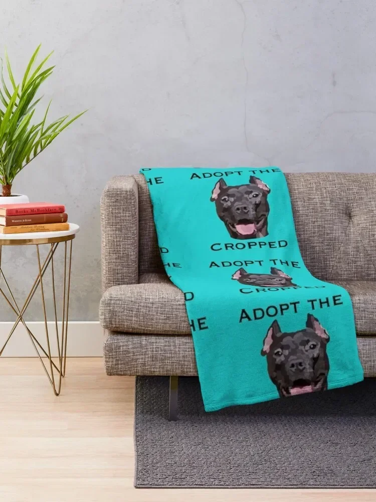 Adopt The Cropped Throw Blanket Decorative Beds for sofa bed plaid Furrys Blankets