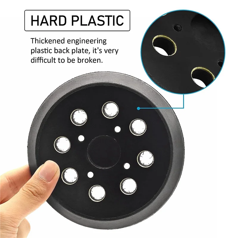 

Versatile 5 Inch Sander Replacement Pad, for Ryobi RS290 RS280 P411 Milwaukee