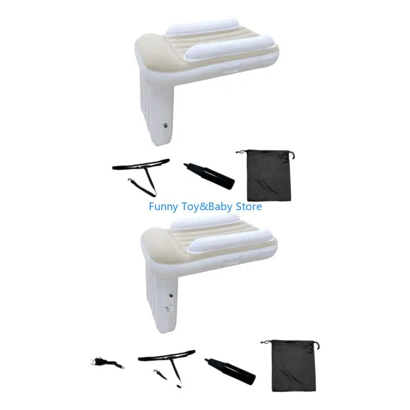 

Inflatable PVC Baby Bed Compact Foldable Design Soft Indoor Outdoor Use C90B