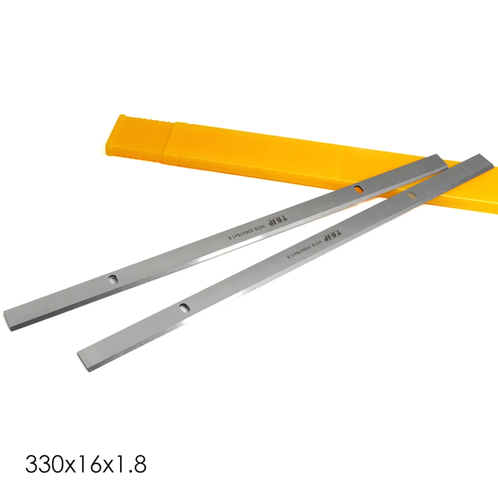 1 Pair 330mm HCS Thickness Wood Planer Blade Knife 330x16 x1.8mm for 13