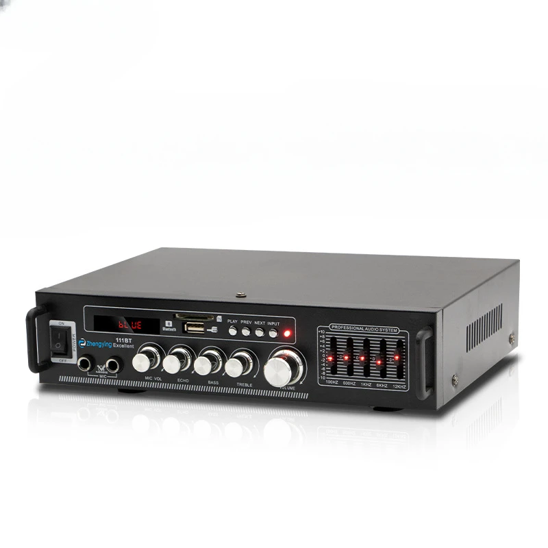 

AV-111BT Bluetooth Power Amplifier Fever Audio Front and Rear Amplifier High Power Stage Amplifier