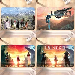 Game Final F-Fantasy VII Rebirth Floor Mat Bedroom Kitchen Door Bath House Super Absorbent Foot Non-slip