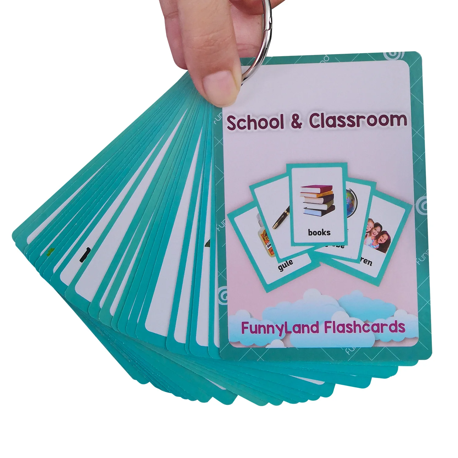 Klaslokaal Briefpapier Woorden - Flash Card Alphabet recensie en prijs