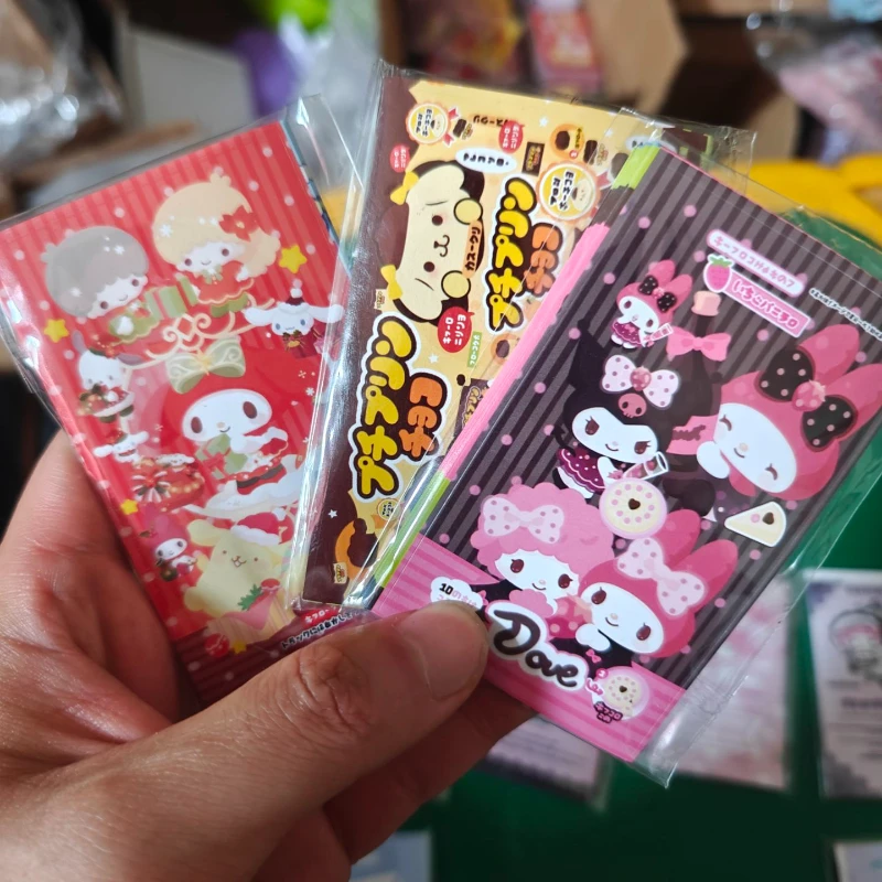 Imagem -05 - Sanrio Anime Kawaii Selagem Adesivos Minha Melody Olá Kitty Kuromi Estilo Ins Embalagem Decoração Material Faça Você Mesmo Papelaria