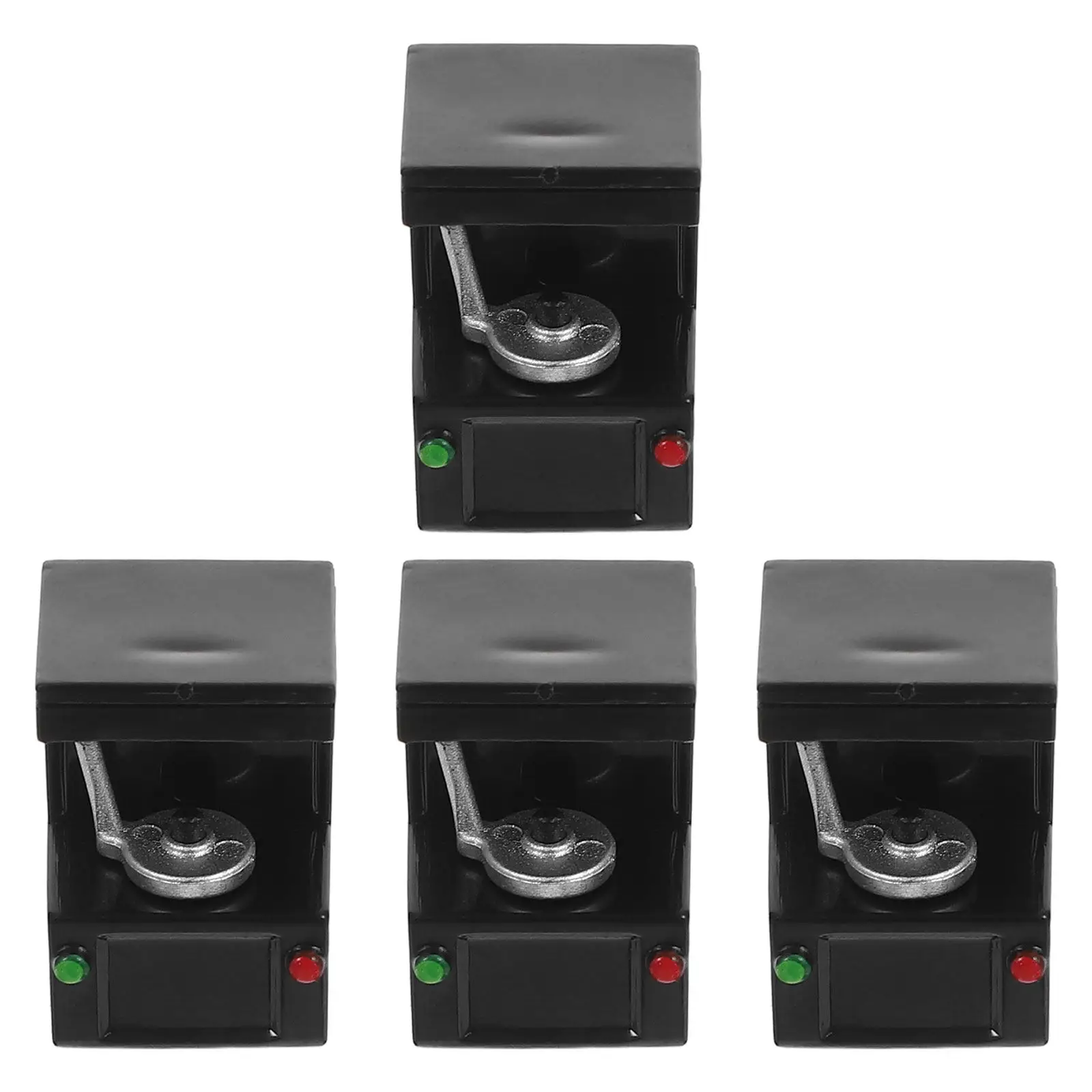4Pcs Mini Coffee Machine Miniature Coffee Maker Realistic Kitchen Accessories for Dollhouse Decoration Dollhouse Decor