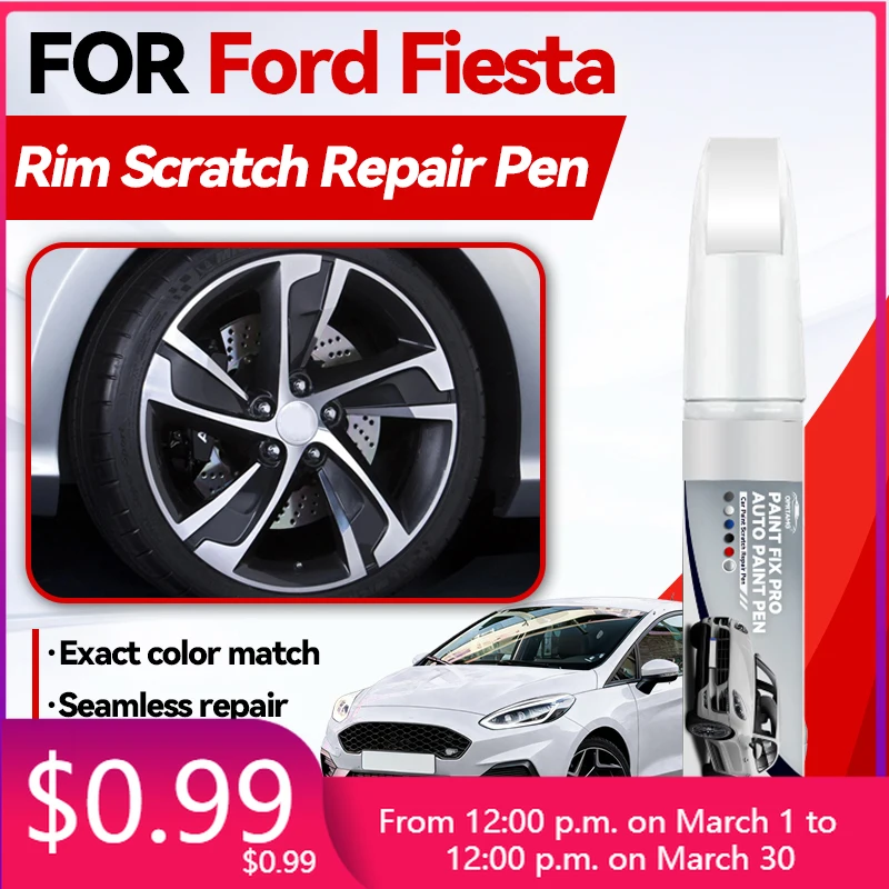 

Автомобильные аксессуары для Ford Fiesta: Карандаш для ремонта лакокрасочного покрытия, средство для удаления царапин, DIY аксессуары для авто, черный, коричневый, AK5C Wh