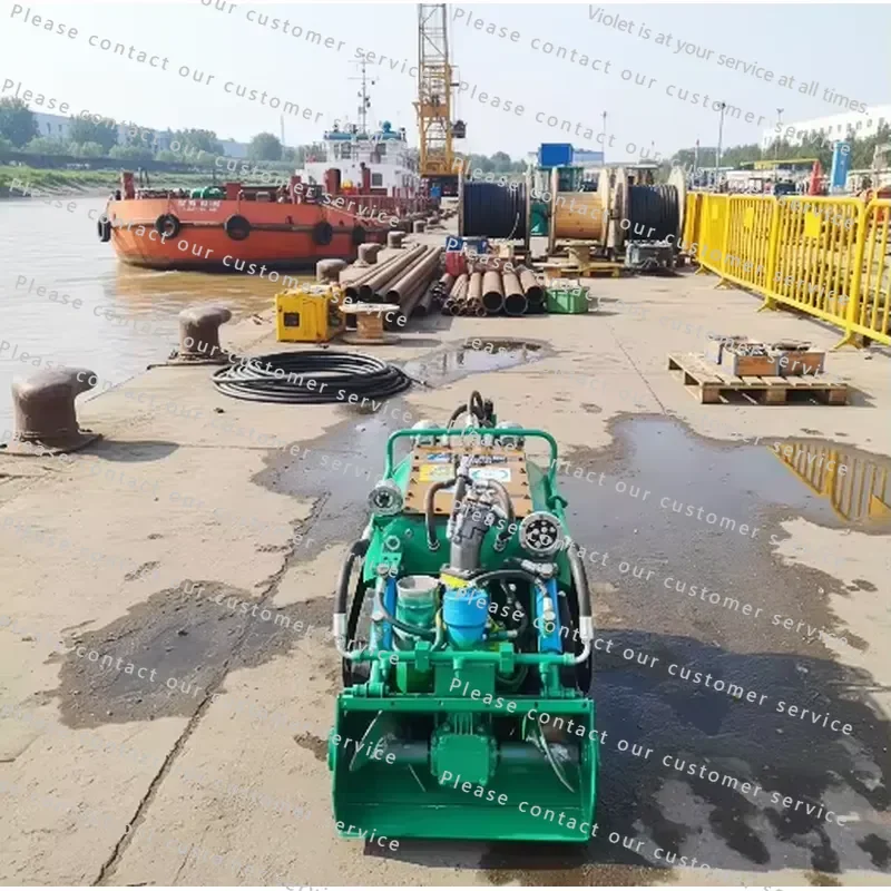 Underwater Dredging & Pipe Cleaning Automatic for Sewer Desilting with Rubber Tracked for Municipal Drainage System