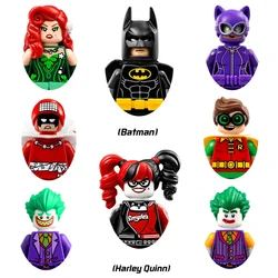 DC Hot Toys New Superhero Batman Joker Robin Building Blocks Toy Mini Action Anime Character Blocks Educational toy gift