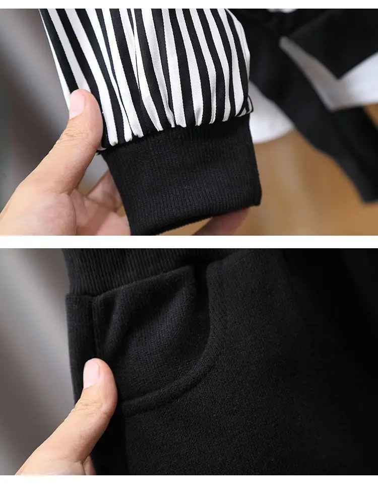 2-teiliges Set 2026 Neuer Stil Herbst Winter Baby Jungen Langarm-Sweatshirt & Hose Lässiger Sportanzug Westliche Mode Kleidungsset für 1-3 Jahre – Detail 18