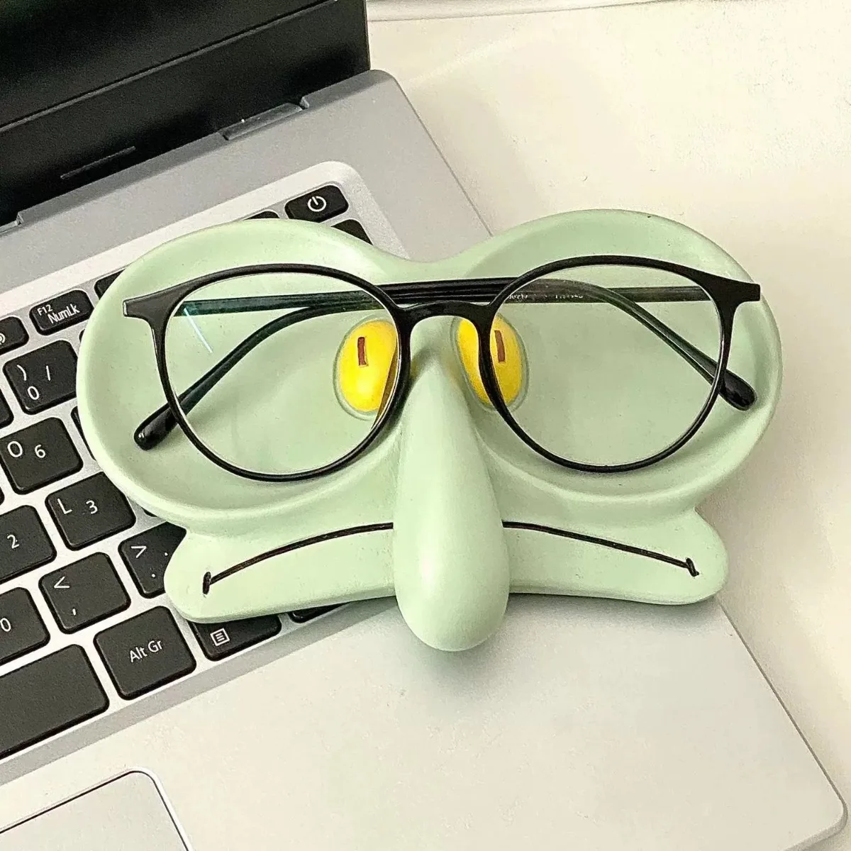 Squidward Glasses Organizer Glasses Frames Jewelry Keys Boxes Trays Storage Plates Ornaments Desktop Decoration Office Organizer