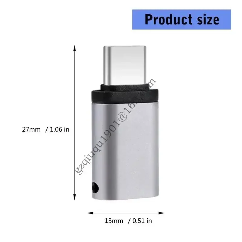 8pin أنثى من نوع C محولات الذكور لنقل البيانات الفعال والشحن السريع للسفر والمكتب H05A