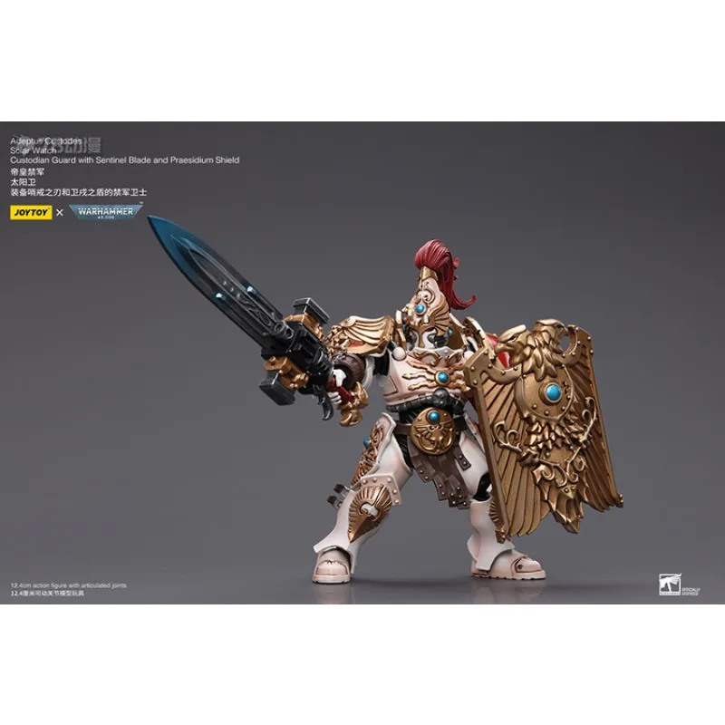 JOYTOY Oryginalna flaga JOYTOY X Warhammer 40K Series Imperial Guard, Imperial Guard, Sun Guard, Guardian Spear Flag Bearer Guardian Gift