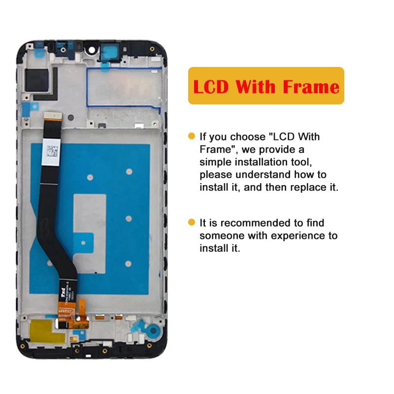 Original For Huawei Y7 Y7 Pro 2019 LCD DUB-LX3 DUB-L23 DUB-LX1 Display Touch Screen Digitizer For Huawei Enjoy 9 LCD Replacement