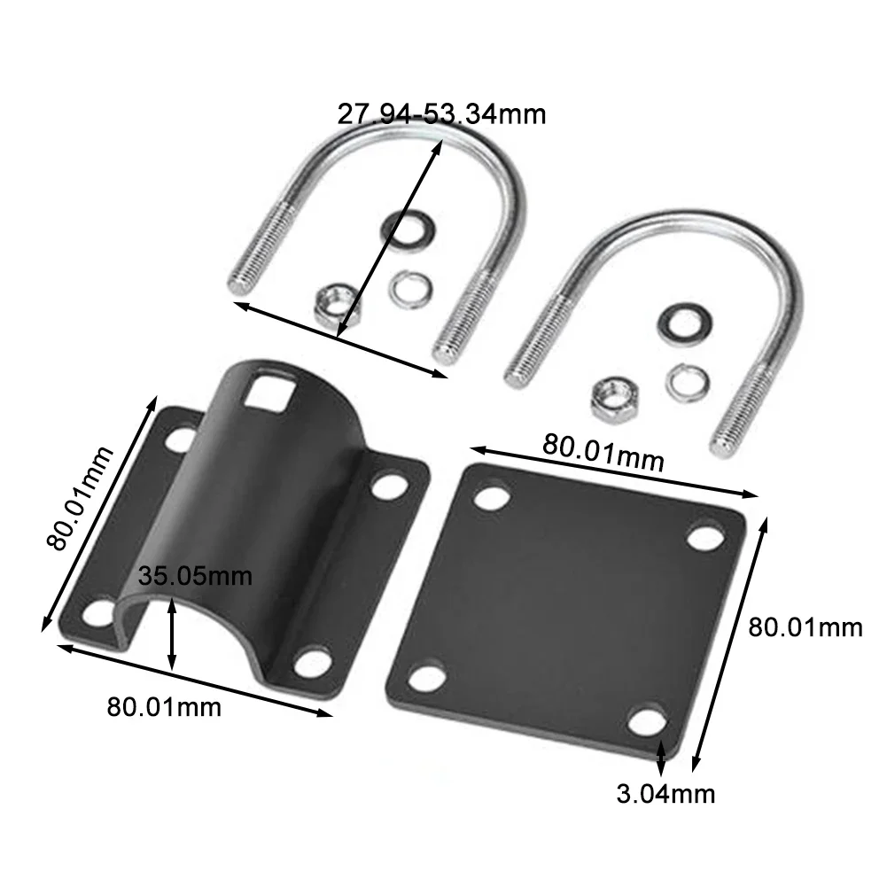 For Caravans Pole Mount Kit Everyday Applications Anti-Corrosive Anti-Rust Extreme Weather Resistant No-Hassle Installation