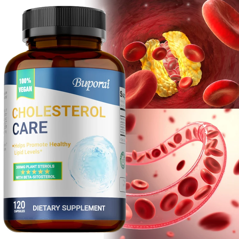 

Cholesterol Care Supplement - Helps Lower Cholesterol Levels and Promotes Healthy Cardiovascular and Arterial Circulation